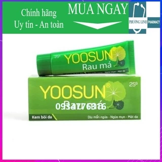 ✅ YOOSUN RAU MÁ ngăn ngừa mụn, mát da, tránh sẹo 25g