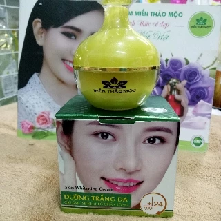 KEM DƯỠNG TRẮNG DA,GIỮ ẨM SE KHÍT LỖ CHÂN LÔNG MIỀN THẢO MỘC 10g