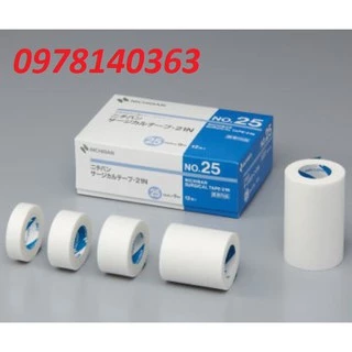 Băng dính giấy chống dị ứng Y Tế NHẬT BẢN NICHIPORE 25mmx6