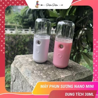 Máy phun sương xịt khoáng nano bình xông hơi mặt mini cầm tay làm mát cấp ẩm cho da