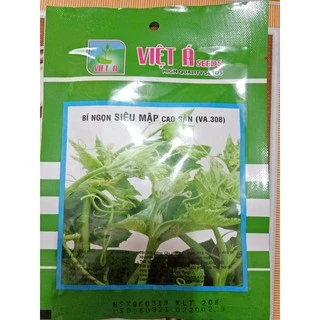 Hạt Giống Bí Siêu Ngọn Thân Mập Gói 10g