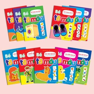 Sách - Bộ 11 Cuốn Bé Tô Màu - Dành Cho Trẻ 3-6 Tuổi
