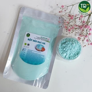 Bột mặt nạ dẻo Collagen Bạc Hà nguyên chất chuyên dùng trong Spa giúp giảm mụn sáng da – 100g/250g