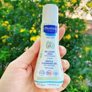 Gel tắm gội Mustela Gentle Cleansing Gel 50 ml