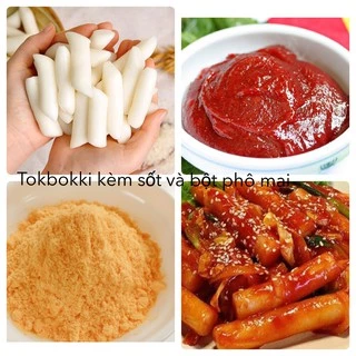 1KG TOKBOKKI KÈM SÔT VÀ BỘT PHÔ MAI( SANNADLE)