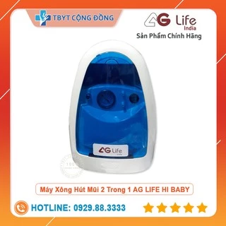 Máy Xông Mũi Họng + Hút Mũi 2 Trong 1 AG LIFE HI BABY ( india )