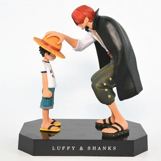 (Có sẵn - 18cm) Mô hình Luffy và Shanks - Mô hình One Piece
