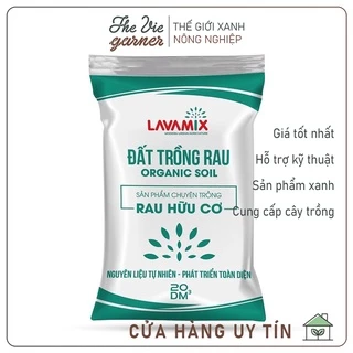 Đất sạch LAVAMIX hữu cơ chuyên cho rau - Lavamix Organic Soil - 20dm3