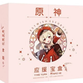 ( Viền tròn ) Hộp quà tặng GENSHIN IMPACT anime game chibi dễ thương