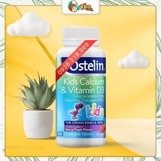 Kẹo Canxi Vitamin D3 Ostelin 90v Úc