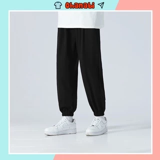 Quần jogger ống rộng bo gấu dáng thể thao suông nam nữ nỉ cao cấp da cá bigsize thu đông basic