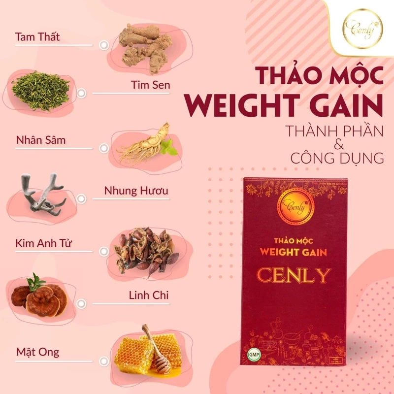 Tăng cân cenly 15 Viên 💜tăng cân bất chấp cơ địa gầy lâu năm💜ăn ngon và ngủ ngon 💜không trữ nước💜tăng 1-3kg (15viên)