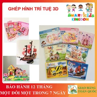 Ghép Hình Trí Tuệ 3D Rèn Luyện Tư Duy Sáng Tạo, Logic Cho Bé