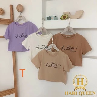 Áo croptop Hello cá tính DTR0520