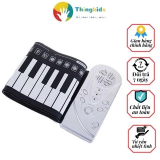 Đồ chơi Đàn Vải Cuộn Piano Điện Tử Dẻo Piano 49 Keys - Thingkids