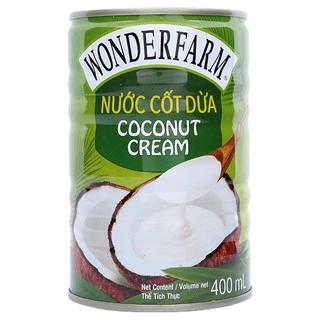 Nước cốt dừa Wonderfarm lon 160ml - 400ml