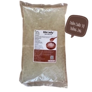 Trân Châu 3Q Trắng 2KG Đen Trân Châu Ngọc Trai Caramel Giòn Ngon BIBI JELLY - MÍt Tây Nguyên Liệu Làm Trà Sữa