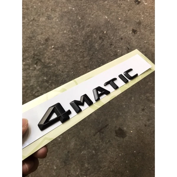 Chữ 4 matic đen - logo 4matic đen