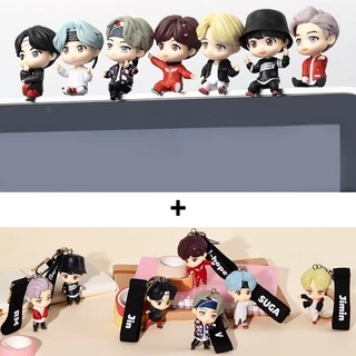 [Corea] Bts (Bangtan boys) "KeyRing + Monitor SET Mô Hình", TinyTan, Oficial, Original, Aut Ntico, Ej ito, figura Deolo, HYBE (BigHit Giải Trí), KPOP