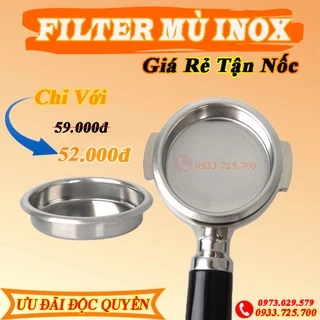 Filter Mù Inox, Phin Mù Inox Vệ Sinh Máy Pha Cà Phê, Filter Mù inox - Phụ Kiện & Linh Kiện Máy Pha Cafe.