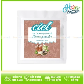 [KÈM CÔNG THỨC] Bột Cacao Nguyên Chất Ciel 200gr – Cocoa Powder