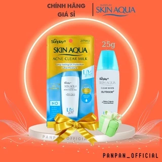 Sữa chống nắng dưỡng da ngừa mụn Sunplay Skin Aqua Acne Clear SPF 50+ PA++++ 25g