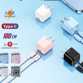 🌟CHÍNH HÃNG🌟Bộ củ cáp dây sạc nhanh đầy 50% pin chỉ trong 30p chuẩn PD 20W Remax cho táo IP 7 8 X XR XS 11 12 13 14