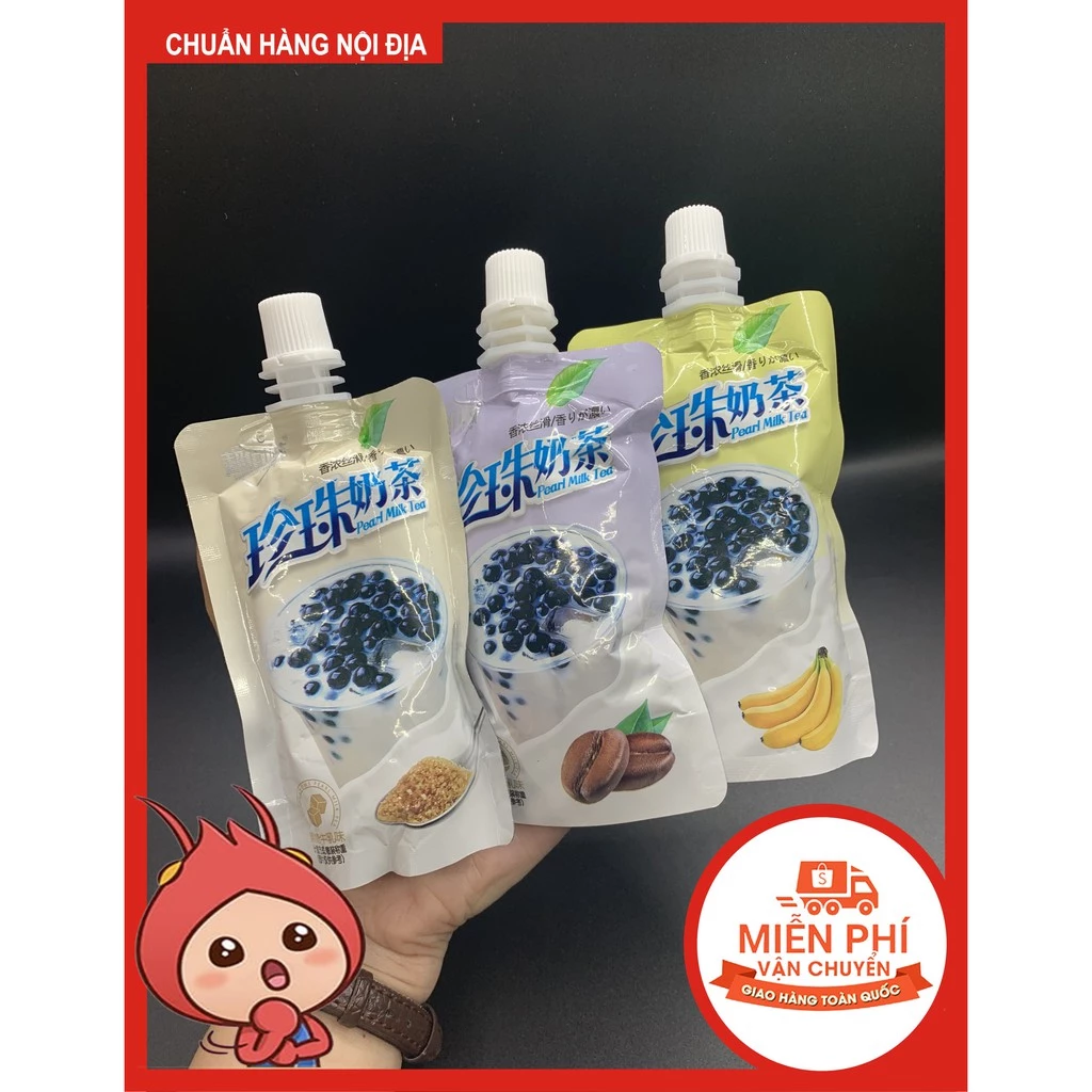 🍶 Trà Sữa Trân Châu 🍶 Bịch 8 Túi Uống Liền 70g