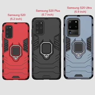 Ốp lưng Samsung S20 Ultra chống sốc Iron Man Iring cao cấp giá đỡ xem phim