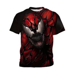 Áo thun tay ngắn in hình phim Venom 3D thời trang cho bé trai
