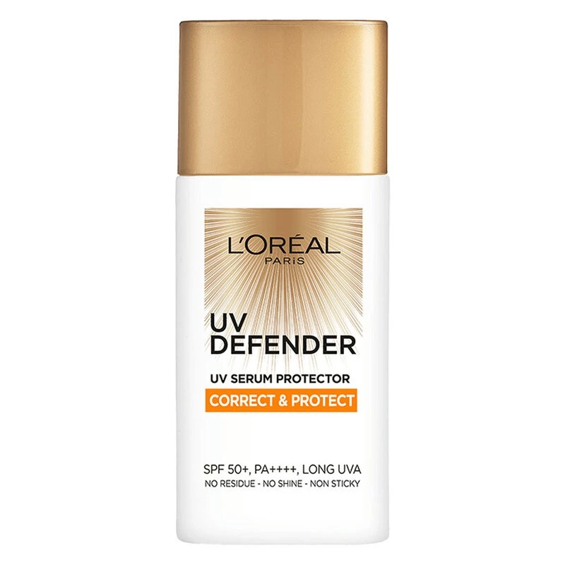 Kem Chống Nắng L’Oreal Mịn Nhẹ Che Phủ Đều Màu Da 50ml UV Defender Correct & Protect SPF 50+ PA ++++