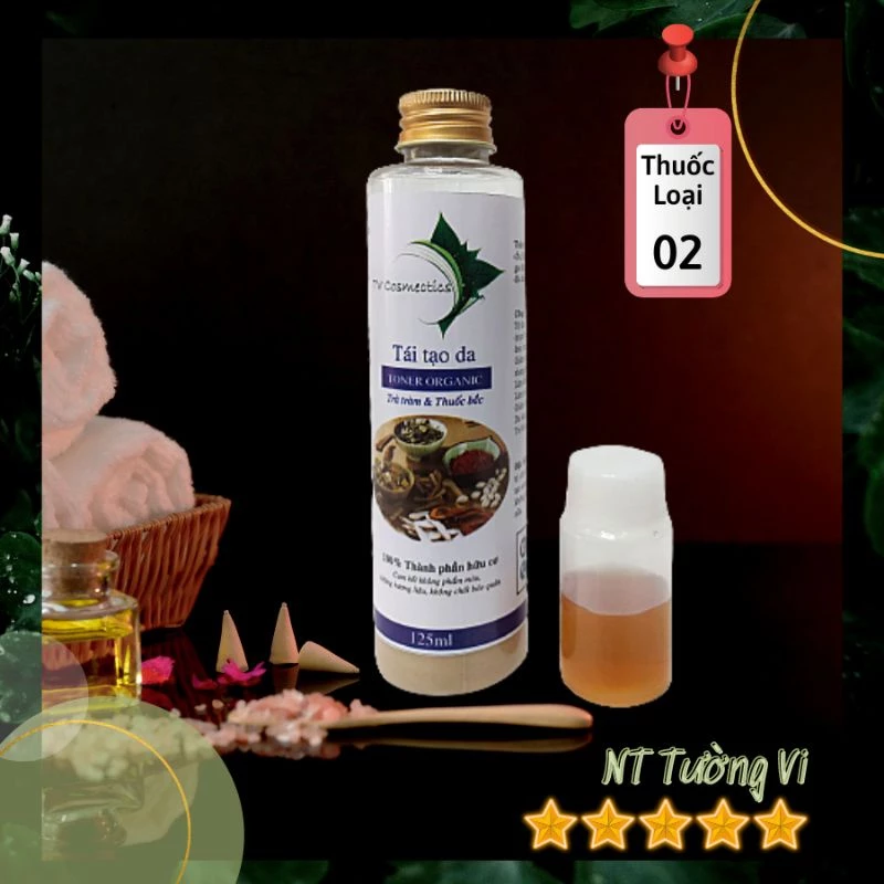 Thuốc Bắc Tái Tạo Da Loại 2 (125ml ) Cho Da Mụn Ít - Da Dầu