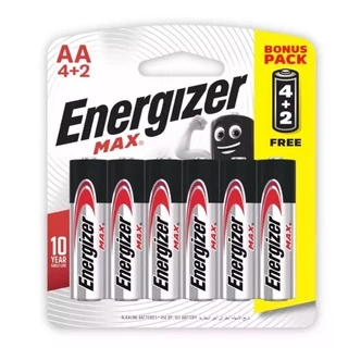 PIN (2A) ENERGIZER MAX AA E91 BP 4+2  [CHÍNH HÃNG]