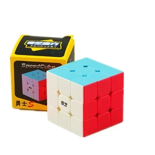 Rubik 3x3 QiYi Warrior S Rubic 3 Tầng Không Viền Stickerless Đồ Chơi Thông Minh