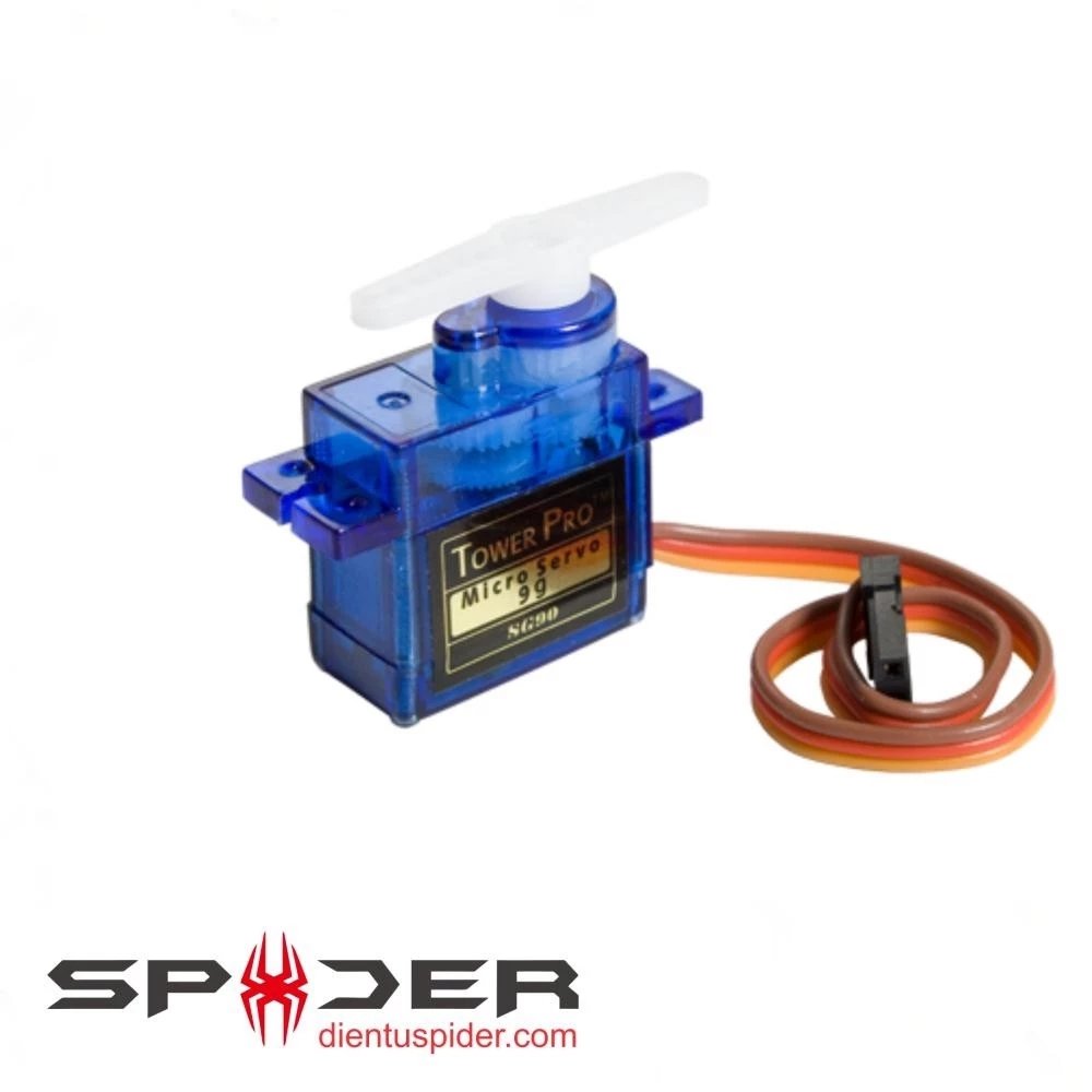 Động cơ RC Servo SG90 màu xanh