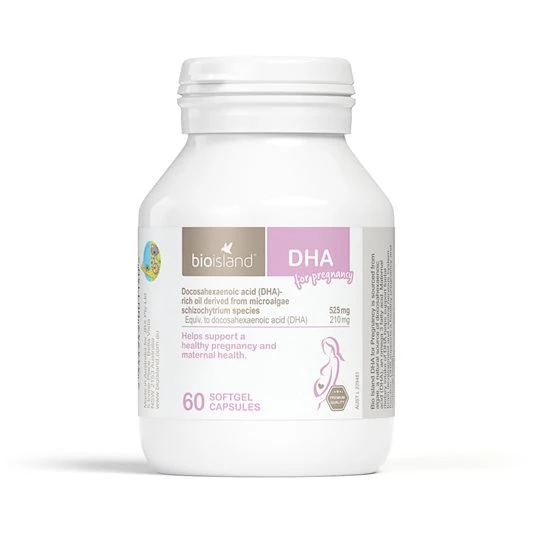 Viên DHA Bầu Bioisland Úc 60v- Bioisland DHA for Pregnancy