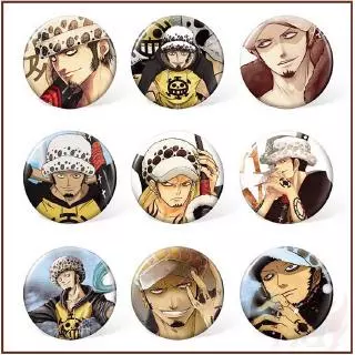 ☠ Nhân Vật One Piece Độc Đáo Sáng Tạo Huy Hiệu Hóa Trang Nhân Vật Trafalgar Law - Anime ☠ 1 Huy Hiệu Cài Áo 58MM Hình Luật Sưu Tầm Ba Lô (Dòng Luật: 9 Phong Cách)