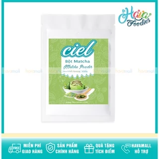 [KÈM CÔNG THỨC] Bột Matcha Ciel Túi 100gr