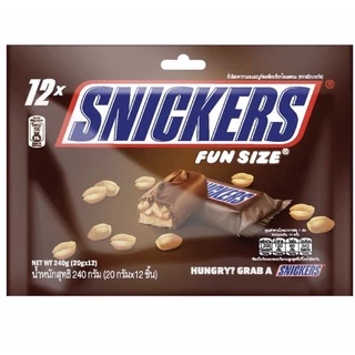 Kẹo Chocolate Snickers Funsize 240G