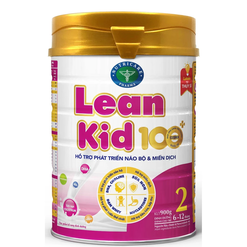 Sữa bột Nutricare Leankid 100+2 900 gam