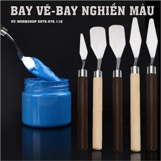 Bay Vẽ - Bay Nghiền Màu - Bay Trộn Màu Acrylic, Màu Nước Nhiều Size