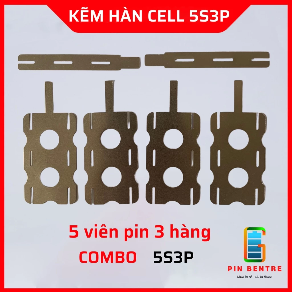 Bộ kẽm hàn 0,2mm 5s3p 3 hàng 15 cell ( Combo và Lẻ ) [PBT247]