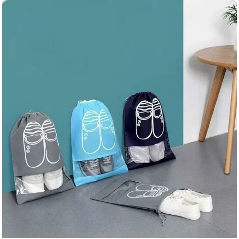 COMBO 3 Túi Đựng Giày Hoạ Tiết Chống Bẩn Đi Du Lịch Tiện Lợi TÚI ĐỰNG GIẦY DU LỊCH