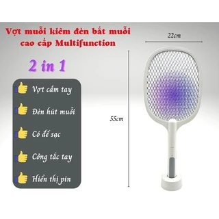 Vợt muỗi thông minh kiêm đèn bắt muỗi Multifunction WD-947