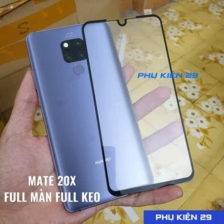 [Huawei Mate 20X] Dán kính cường lực FULL màn FULL keo 5D Glass Pro+ 9H