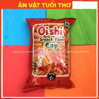Bim bim snack Oishi Tôm Cay 68g Siêu to khổng lồ