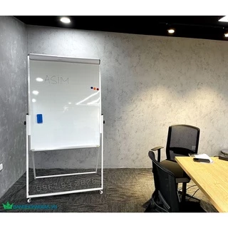 Bảng flipchart - Kẹp Giấy [KT-90x1m2] ,tặng 5 bút dạ,bông lau,nam cham,giấy theo kích thước bảng