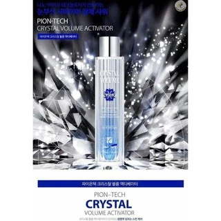 Tinh chất Kim Cương Xanh dưỡng trắng, căng mịn Crystal Volume Activator Pion Tech 100ml