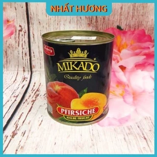 Đào Miếng Ngâm Siro Mikado 820gr