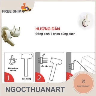 Đinh 3 chân treo khung hình , khung ảnh